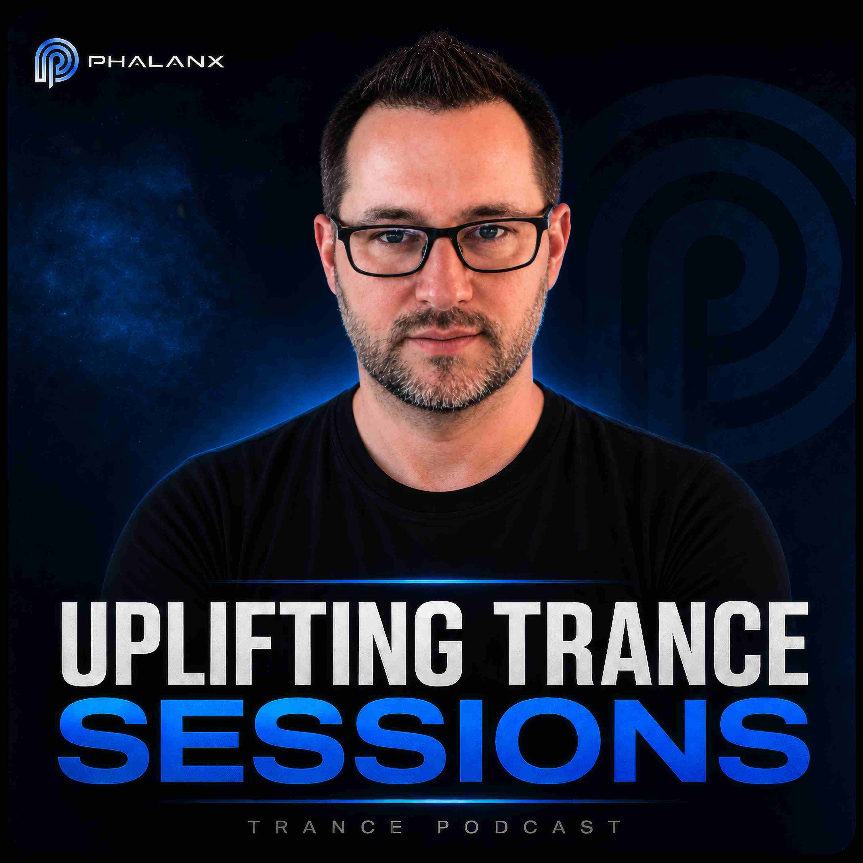 DJ Phalanx on the Uplifting Trance Sessions podcast cover